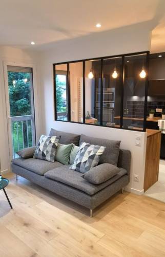 Rénovation cuisine avec verrière