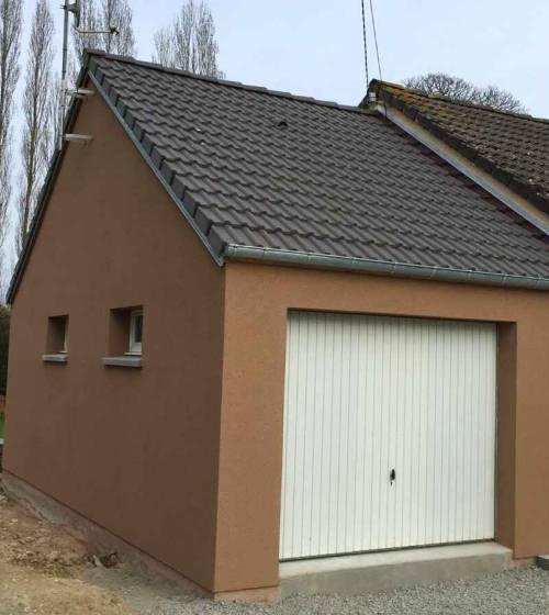 Extension d'une habitation à Longueville (garage) (50290)