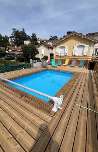 Création d'une piscine à Saint Jus Saint Rambert ( 42170 )