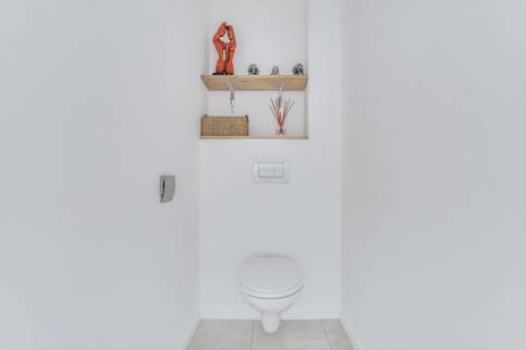 réfection du mur des toilettes