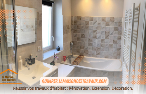 Rénovation globale d'une maison de vacances avec Michel Le Donge à Loctudy 