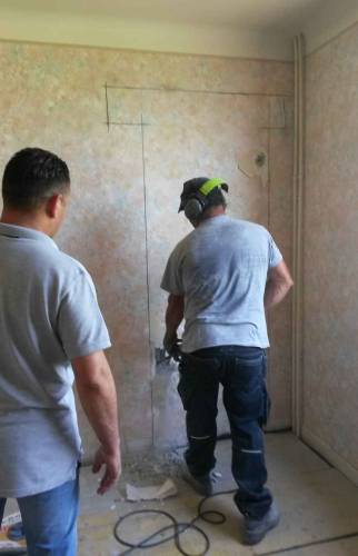 traçage, protection et préparation de la découpe