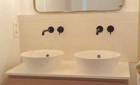 Création deux espaces douches à Dinard