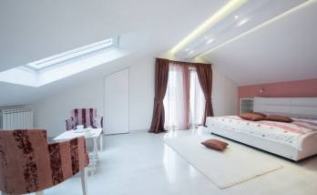 Aménagement des combles côté chambre 1