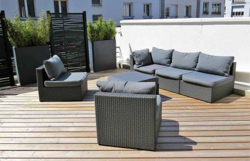 Espace détente sur terrasse - Lorient (56100)