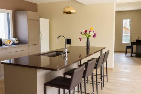 Rénovation de maison avec installation d'un îlot central - Préfailles 44770