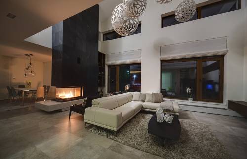 cheminée contemporaine 