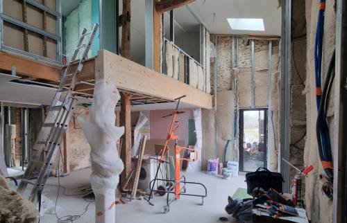 Rénovation d’une grange à Saint-Étienne-de-Montluc travaux
