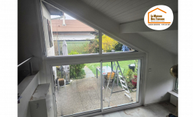  menuiseries Valleiry, menuiseries Vulbens, menuiseries Cranves-Sales, menuiseries Reignier-Esery, rénovation ouverture maison, remplacement baie vitrée maison, La Maison des Travaux Geneve