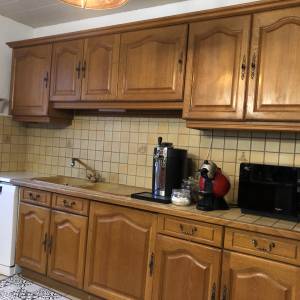 Rénovation d'une cuisine en chêne - CELINE JOUVANCEAU - La Maison Des Architectes