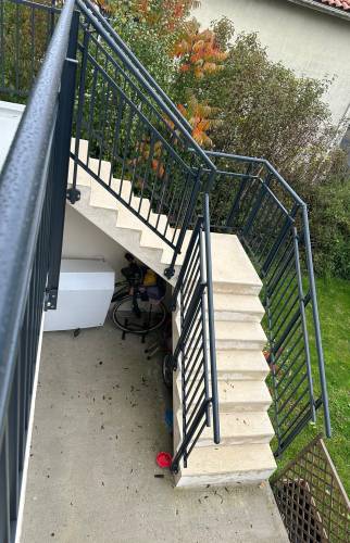 Rénovation d'un garde corps à Saintes 