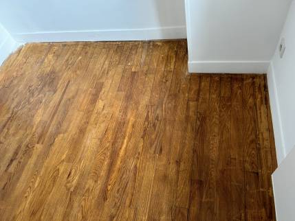 Décapage du parquet