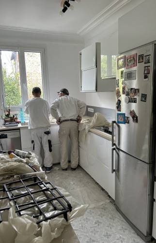 la crédence de la cuisine posée