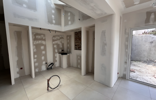 Agrandissement - travaux intérieurs (placo)