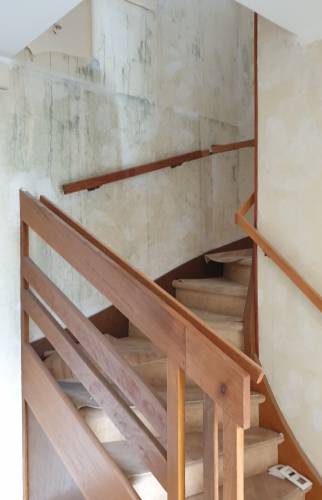 Rénovation de la cage de l'escalier