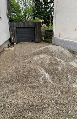 Renovation terrassement garage