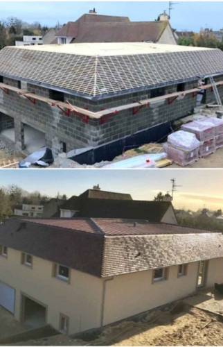 Rénovation de la toiture à Trouville
