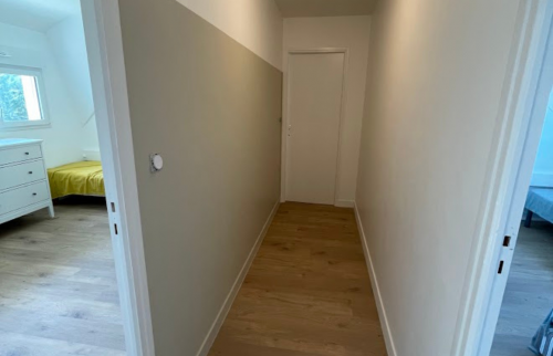 rénovation d'une cage d'escalier en Normandie 