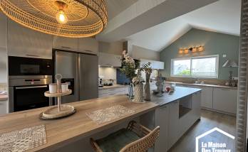 lustre imposant cuisine vannes