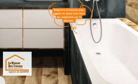 🟠 La réaction de nos clients à la livraison du chantier 💬 : “On adore notre nouvelle salle de bain !”