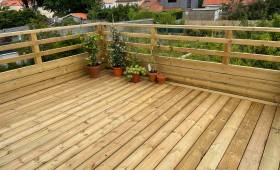 Création d'une terrasse sur pilotis à Rezé