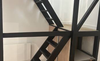 Escalier après rénovation d’appartement Bruz