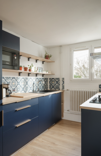 Rénovation d'une véranda à Saint-Sébastien-sur-Loire (44230) - cuisine équipée