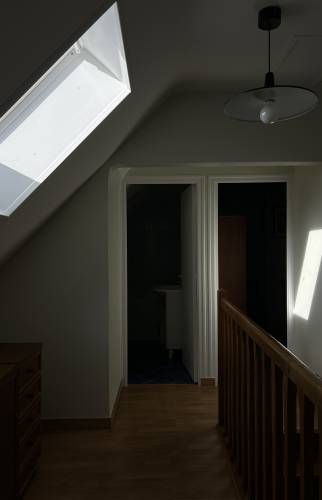 Peinture rénovée à l'étage après travaux par La Maison Des Travaux Bruz