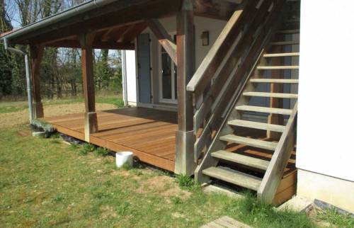 Terrasse bois à Habsheim