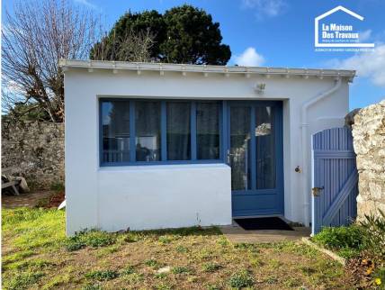Décoration et aménagement intérieur du garage transformé en studio à Arzon 56640