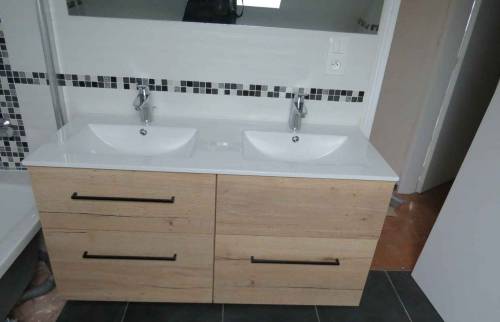 Pose meuble double vasque - Ploemeur (56270)