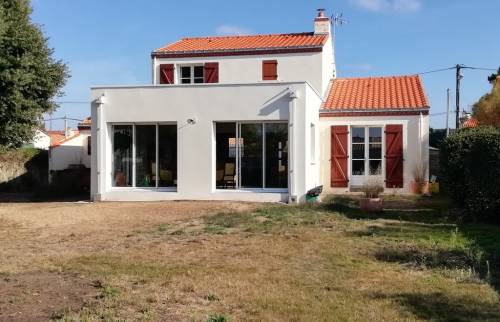 Après travaux d'extension de maison
