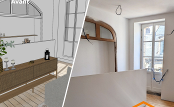 Découvrez comment un plan 3D devient réalité à Quimper grâce à une rénovation sur mesure et un accompagnement professionnel.