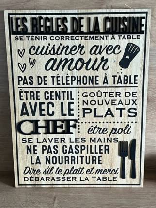 Les règles de la cuisine - Nantes 44