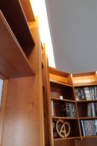 Eclairage indirect bandeau LED, faux plafonds et rangement sur mesure à Saint Louis