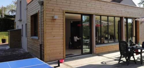 extension maison en bois