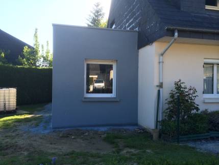 travaux d'extension de maison 