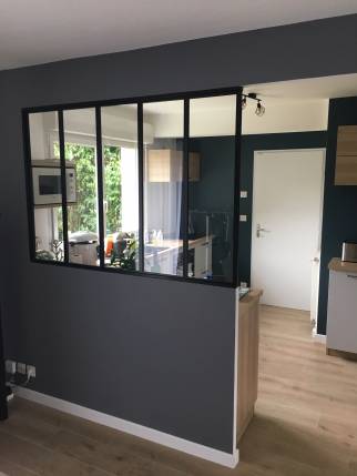 Cuisine lumineuse après rénovation - Nantes 44