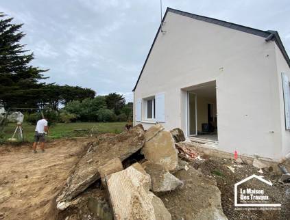 Création d'une extension de maison La Maison Des Travaux Vannes Sarzeau Pénestin