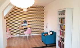 Papier peint original chambre Orléans