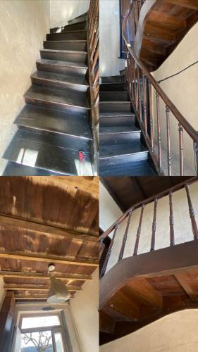 Escalier intérieur avant travaux de rénovation - Montauban 82000