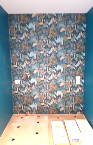 Alcôve créée sur mesure pour abriter un matelas