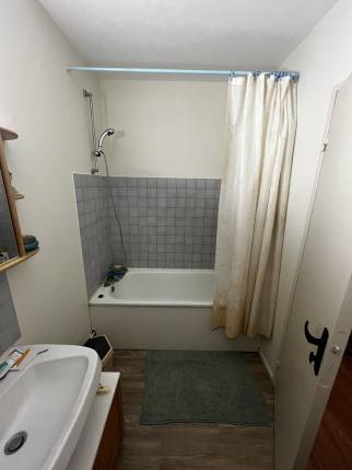 Salle de bain après