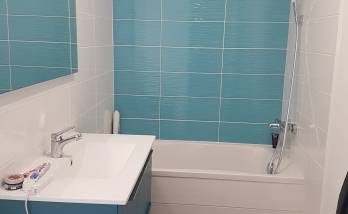 Zone baignoire/vasque 