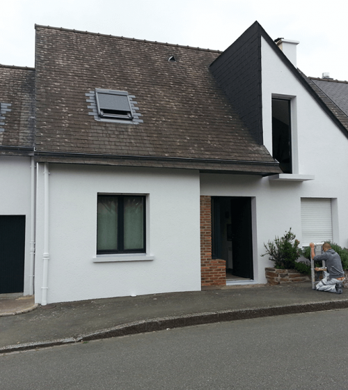 Ravalement de façade d’une maison