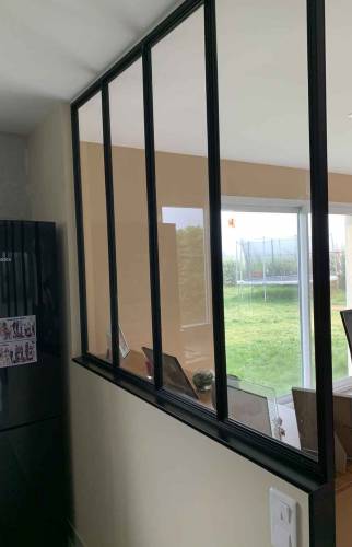 Mise en place d'une verrière aux Sorinières (44)