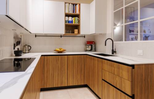Une cuisine moderne et lumineuse