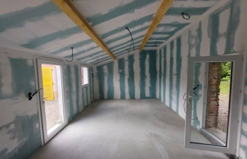 Dalle béton et isolation intérieure 