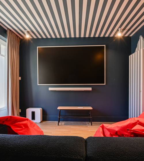 Aménagement d'une salle de cinéma à Villers sur mer 