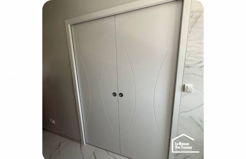 Porte à galandage design 